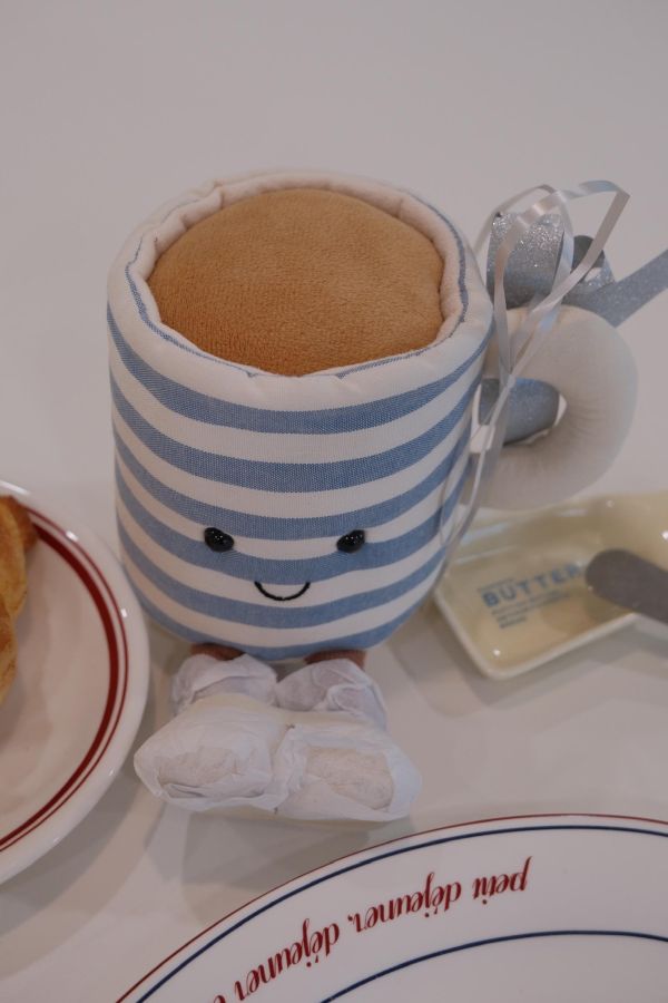 現貨 Jellycat 稀有 條紋茶杯(毛毛腳) 