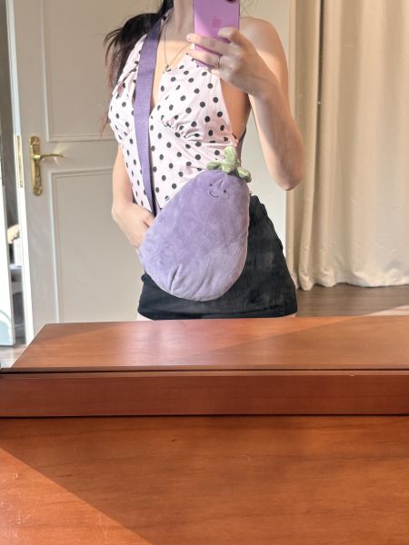 現貨 Jellycat 趣味系列 茄子包包 