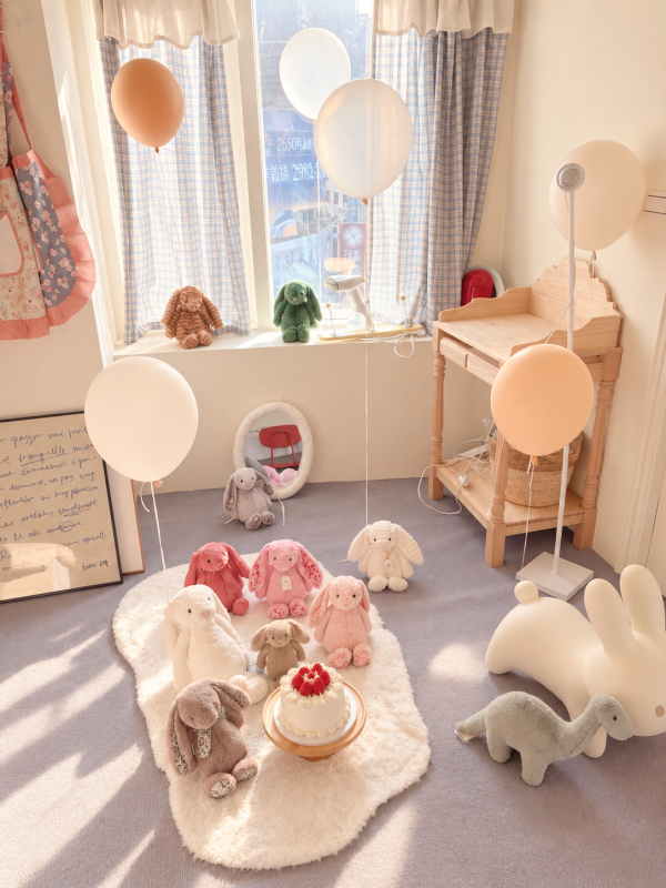 現貨 Jellycat 上海限定金標碎花邦尼兔兔-粉 