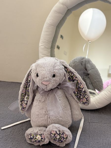 現貨 Jellycat  銀灰 碎花系列邦尼兔兔 