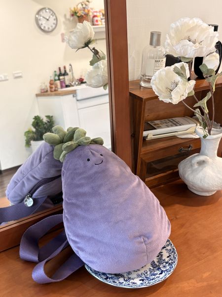 現貨 Jellycat 趣味系列 茄子包包 