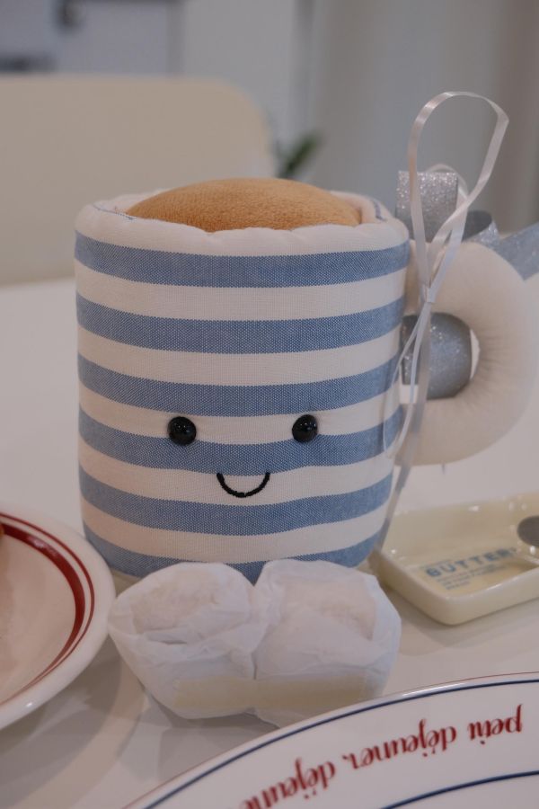 現貨 Jellycat 稀有 條紋茶杯(毛毛腳) 