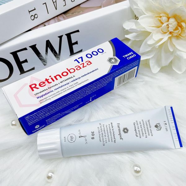 波蘭 Retinobaza 17000 高濃度維他命A修護霜 30g 波蘭,Retinobaza 17000 ,維他命A,高濃度,滋潤,換季保養