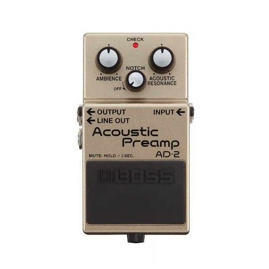 Boss效果器 BOSS AD-2 木吉他 前級 / DI 效果器 AD2 原聲吉他 Acoustic Preamp/五年保固 
