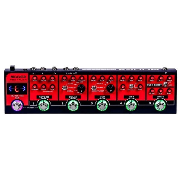 Mooer RT 電吉他綜合效果器【Red Truck】【原廠公司貨/一年保固】 