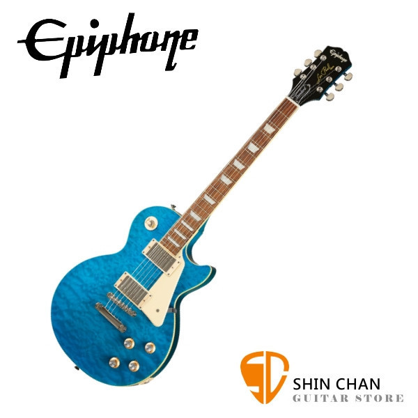 Epiphone Les Paul Standard '60s Quilt Top 限量版電吉他 透藍色 Translucent Blue Epiphone Les Paul Standard '60s Quilt Top 限量版電吉他 透藍色 Translucent Blue
 
Epiphone Les Paul Standard '60s Quilt Top Limited-Edition Electric Guitar Translucent Blue
限量款 × 經典復刻 × 現代演奏特性【獨家另贈吉他琴袋、導線、背帶