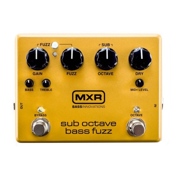 Dunlop M287 MXR 貝斯八度音效果器【Dunlop Sub Octave Bass Fuzz Pedal】 