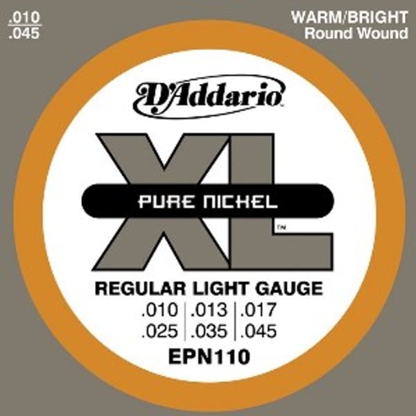 Daddario Epn110純鎳電吉他弦(10-45)【進口弦專賣店/電吉他弦/Epn-110/Daddario】 