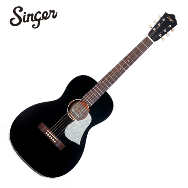 Singer P01-BLK 黑色 面單板 / 民謠吉他 39吋 附原廠吉他琴袋 台灣公司貨（aNueNue吉他副牌） Singer P01-BLK 黑色 面單板 / 民謠吉他 39吋 附原廠吉他琴袋 台灣公司貨（aNueNue吉他副牌）