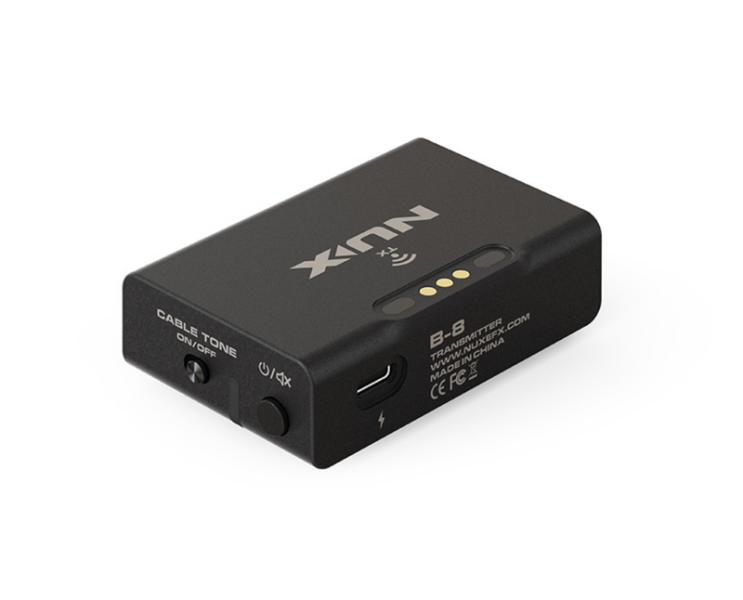 NUX B-8 吉他無線發射系統 / B8 無線導線 2.4GHz 50公尺 內建調音器 台灣公司貨 NUX B-8 吉他無線發射系統 / B8 無線導線 2.4GHz 50公尺 內建調音器 台灣公司貨