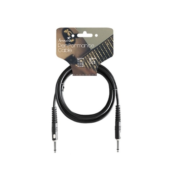 導線 MusicTools AE-203 吉他專用導線 3公尺 6.3mm TS to 6.3mm TS 【10呎】 AE203 6.3mm TS to 6.3mm TS 【10呎】 AE203