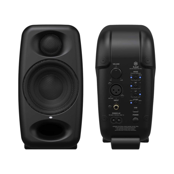 IK Multimedia iLoud Micro Monitor Pro Pair 主動式監聽喇叭 / 一對兩顆 黑色 台灣公司貨 IK Multimedia iLoud Micro Monitor Pro Pair 主動式監聽喇叭 / 一對兩顆 黑色 台灣公司貨