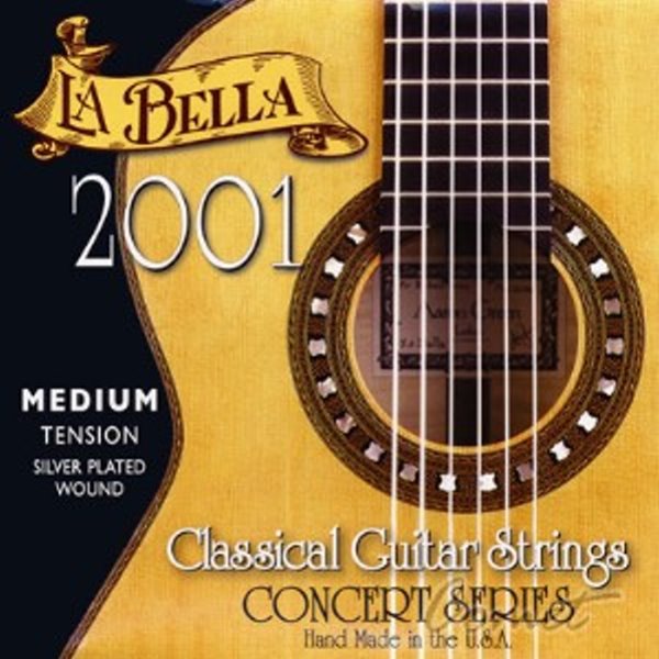 La Bella 2001M 中張力古典吉他弦【古典弦專賣店/尼龍弦/2001-M】 