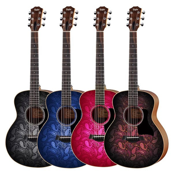 Taylor GS Mini-e Special Edition 36吋民謠吉他 可插電旅行吉他 黑色變形蟲 Paisley 特別版 贈原廠琴袋 黑色變形蟲 Paisley 特別版 贈原廠琴袋
