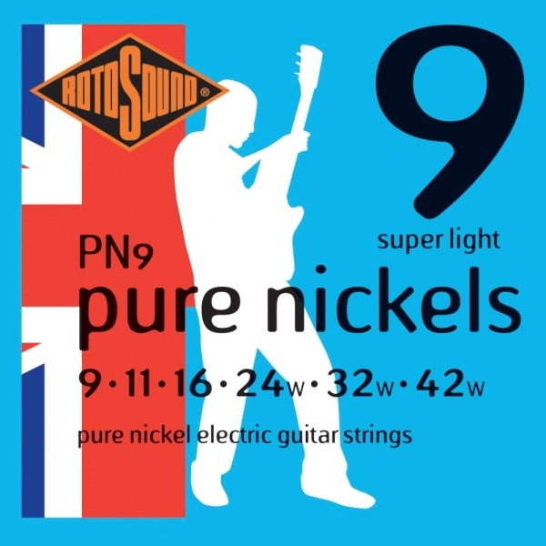 Rotosound Pn9 純鎳電吉他弦(9-42)【英國製/電吉他弦/pn-9】 