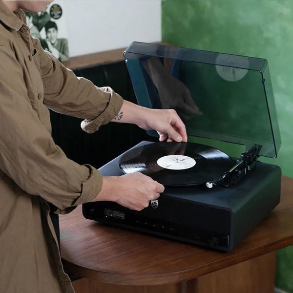Philips TAV3000 飛利浦 藍牙黑膠唱片機/黑膠唱盤 內建2.5吋全音域喇叭 台灣公司貨保固 Philips TAV3000 飛利浦 藍牙黑膠唱片機/黑膠唱盤 內建2.5吋全音域喇叭 台灣公司貨保固