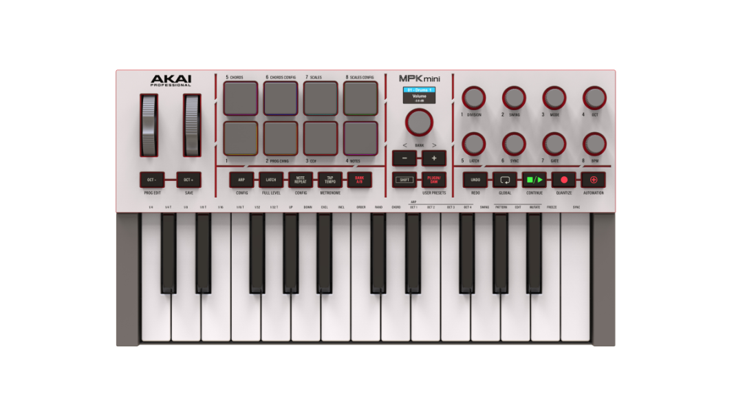 AKAI MPK Mini IV 全新4代 mk4 主控鍵盤 / MIDI鍵盤 台灣公司貨 AKAI MPK Mini IV 全新4代 mk4 主控鍵盤 / MIDI鍵盤 台灣公司貨