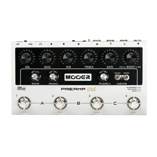 Mooer Pre Live 落地式前級效果器【Pre AMP Live】【原廠公司貨/一年保固】 