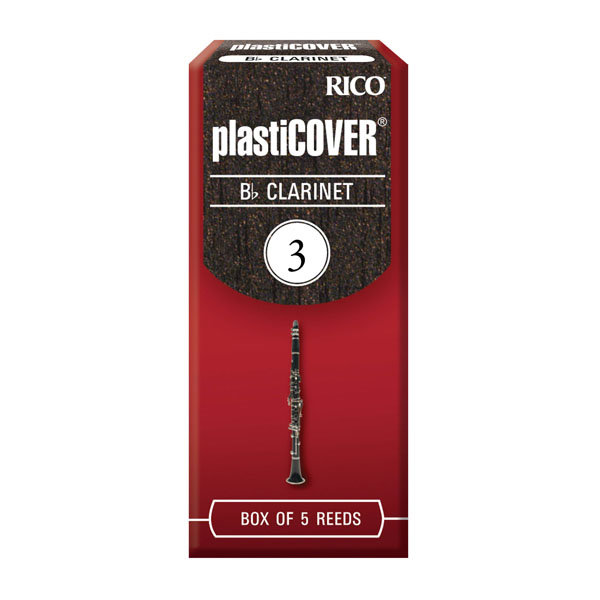 美國 RICO plastiCOVER 豎笛/黑管 竹片 3號 Bb Clarinet (5片/盒)【黑竹片】 