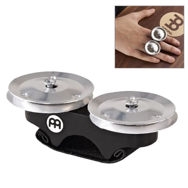 德國品牌 Meinl FJS1A-BK 手指鈴鼓 Finger Jingle 鋁製 原廠公司貨【型號:FJS1ABK】 