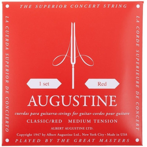 Augustine（紅）古典弦 中張力 尼龍弦 