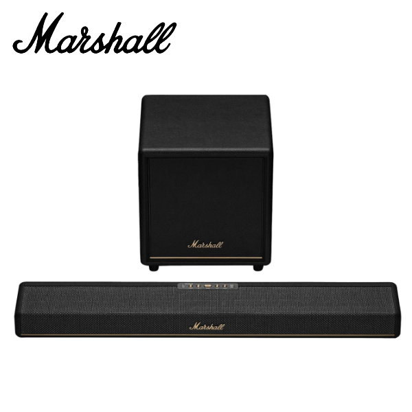 Marshall 無線家庭劇院 Soundbar 古銅黑 / 聲霸 + 重低音組 Heston 60+Heston Sub 200 台灣公司貨保固 Marshall 無線家庭劇院 Soundbar 古銅黑 / 聲霸 + 重低音組 Heston 60+Heston Sub 200 台灣公司貨保固