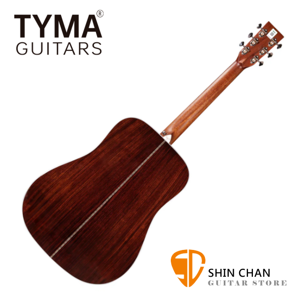 TYMA TD-28 經典復刻D28系列 全單板 雲杉木面單 / 印度玫瑰木側背單板 D桶 民謠吉他 附贈原廠吉他琴盒 TYMA TD-28 經典復刻D28系列 全單板 雲杉木面單 / 印度玫瑰木側背單板 D桶 民謠吉他 附贈原廠吉他琴盒