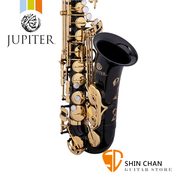 JUPITER JAS-1100 BLQ 黑瑪瑙鍍金 中音薩克斯風 Alto Sax 黑漆特殊色 附法國BAM樂器盒 