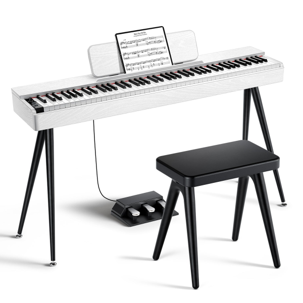 Donner OURA S100 88鍵電鋼琴 / 附原廠三音踏板 琴椅 台灣公司貨 Donner OURA Piano S100 88鍵電鋼琴 台灣公司貨
