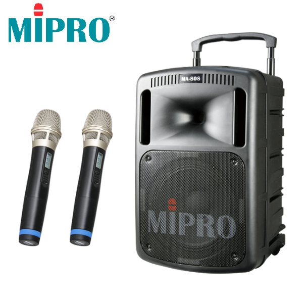 MIPRO MA808 附兩支無線麥克風 / 旗艦型手提式無線擴音機 台灣公司貨 MIPRO MA808 附兩支無線麥克風 / 旗艦型手提式無線擴音機 台灣公司貨