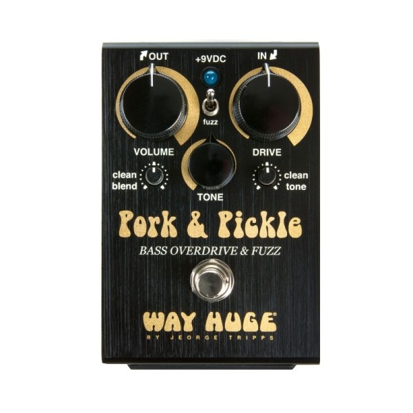 Dunlop WHE214 貝斯 Overdrive/Fuzz 破音效果器【Way Huge/Pork Pickle】 