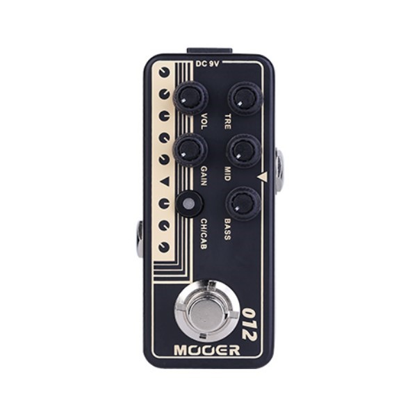 Mooer 012 US Gold 100 迷你音箱前級模擬效果器【Micro Preamp】【Fried-Mien】 