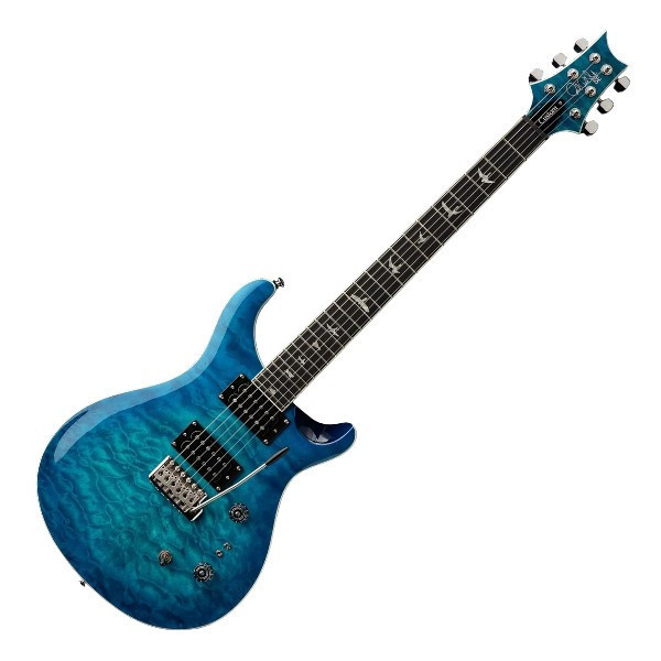PRS SE Custom 24-08 Quilt 湖水藍 小搖座電吉他【PRS吉他專賣店】 小搖座電吉他【PRS吉他專賣店】
