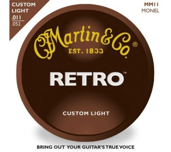 Martin MM11 Retro民謠吉他弦（0.11-0.52）【吉他專賣/木吉他弦/MM-11/41MM11/Retro】 【吉他專賣/木吉他弦/MM-11/41MM11/Retro】