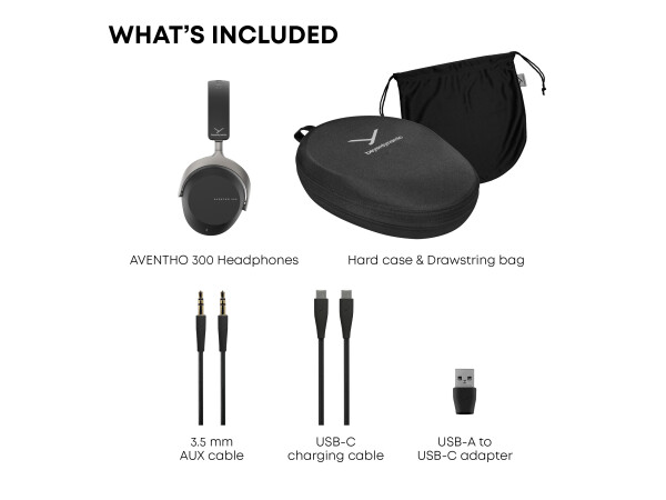 beyerdynamic AVENTHO 300 旗艦無線藍牙耳罩式耳機 / 主動降噪 / Dolby全景聲 台灣公司貨 beyerdynamic AVENTHO 300 旗艦無線藍牙耳罩式耳機 / 主動降噪 / Dolby全景聲 台灣公司貨