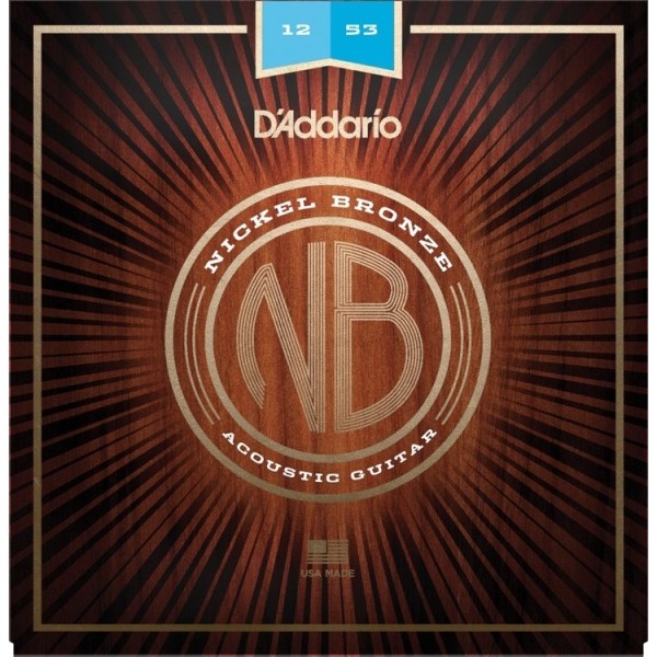 Daddario Nb1253 鎳銅民謠吉他弦 (12-53)【吉他弦專賣店/進口弦/Nb-1253/Daddario】 