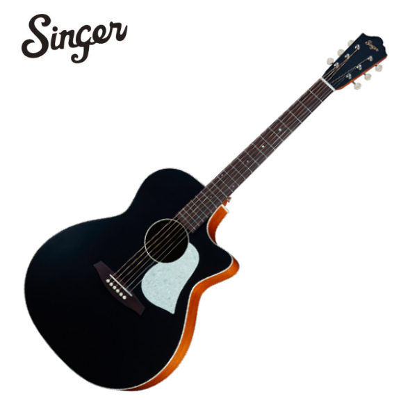 Singer GA01 BLK 黑色 面單板 / 民謠吉他 41吋 / 附原廠吉他琴袋 台灣公司貨（aNueNue吉他副牌） Singer GA01 BLK 黑色 面單板 / 民謠吉他 41吋 / 附原廠吉他琴袋 台灣公司貨（aNueNue吉他副牌）