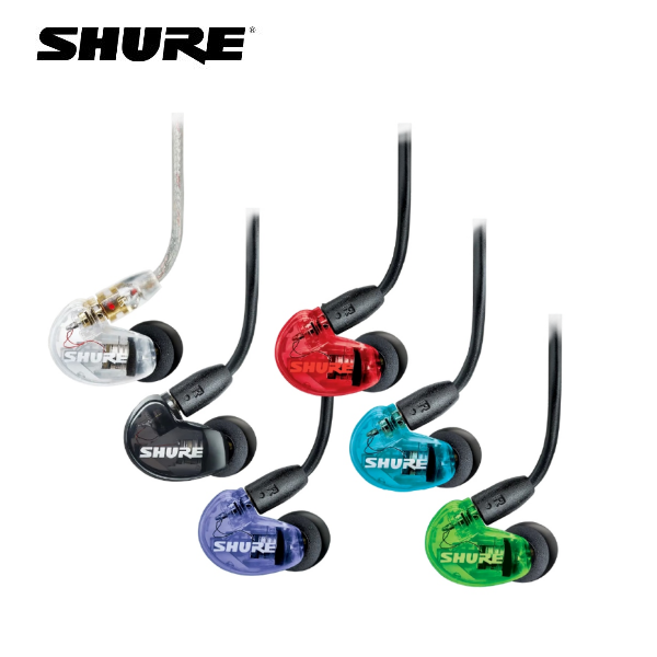 Shure SE 215 入耳式監聽耳機 / 3.5mm標準線 台灣公司貨 Shure SE 215 入耳式監聽耳機/3.5mm標準線/無通話功能 台灣公司貨