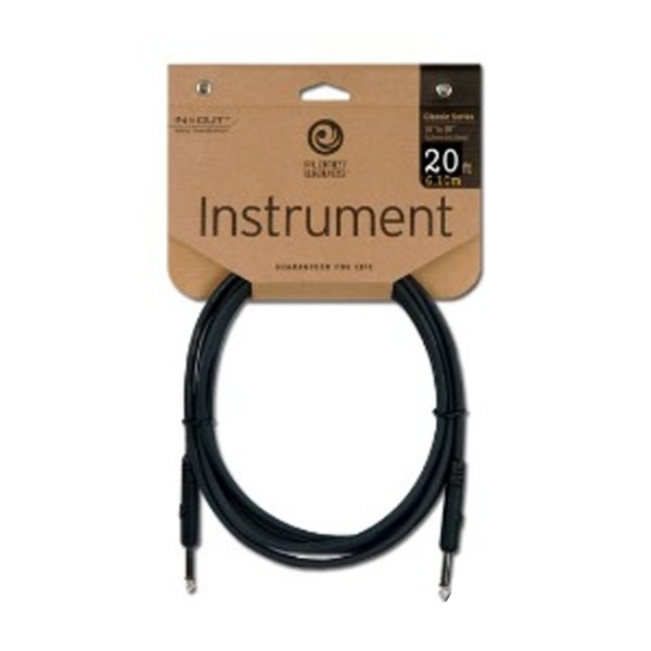 Planet Waves PW-CGT-20 高級20呎導線(雙直頭) 