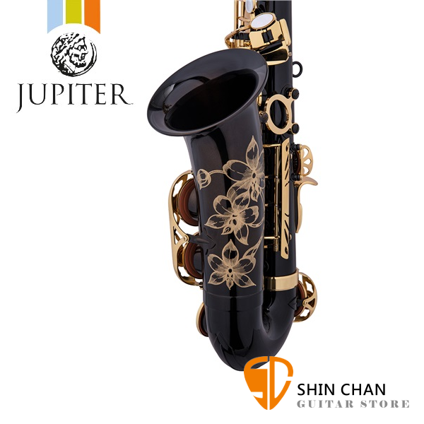 JUPITER JAS-1100 BLQ 黑瑪瑙鍍金 中音薩克斯風 Alto Sax 黑漆特殊色 附法國BAM樂器盒 