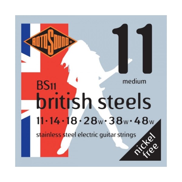 ROTOSOUND BS11 不銹鋼弦電吉他弦(11-48)【英國製/電吉他弦/BS-11】 