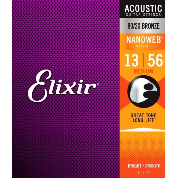 Elixir 吉他弦 頂級 民謠弦 Nanoweb 黃銅 民謠吉他弦 （11102） 013-.056  Elixir 木吉他弦 Elixir 頂級民謠弦 Nanoweb 黃銅民謠吉他弦（11102）（.013-.056）Elixir進口弦專賣店 木吉他弦