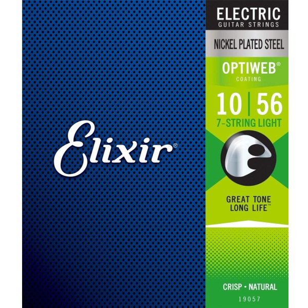 Elixir Nanoweb 7弦電吉他弦（19057）（10-56）【Elixir進口弦專賣店/吉他弦】 