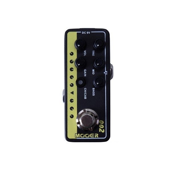 Mooer 002 Uk Gold 900 迷你音箱前級模擬效果器【Micro Preamp】Jcm900/jcm-900 