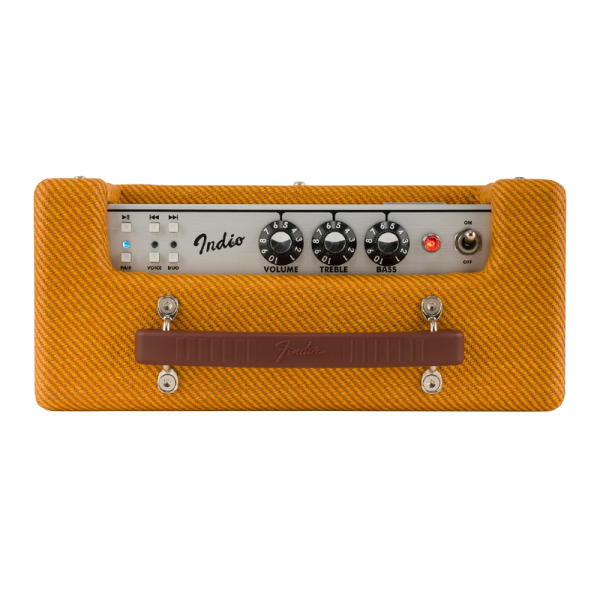 Fender Indio 2 可攜帶藍牙喇叭 / 內建電池 四單體驅動 60W 經典黃 Tweed 台灣公司貨 Fender Indio 2 可攜帶藍牙喇叭 / 內建電池 四單體驅動 60W 經典黃 Tweed 台灣公司貨
