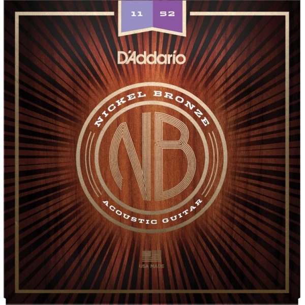 Daddario Nb1152 鎳銅民謠吉他弦 (11-52)【吉他弦專賣店/進口弦/nb-1152/Daddario】 