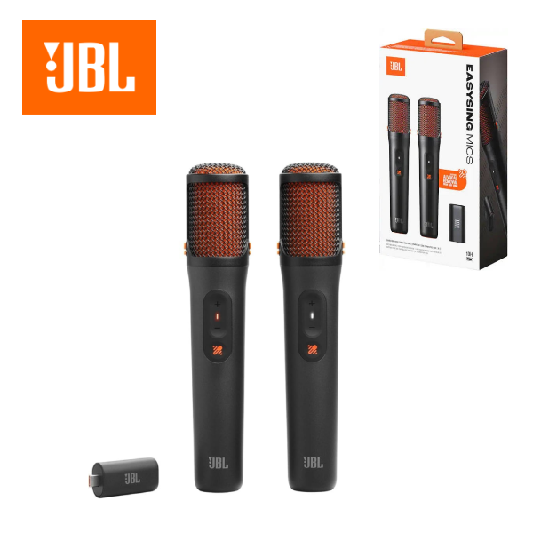 JBL Easying Mics 無線麥克風組一組2支 / 含USB-C發射器 / 可AI即時移除人聲 / 隨身KTV 唱歌神器 / 台灣公司貨 JBL Easying Mics 無線麥克風組2支 / 含USB-C發射器 / 可AI即時移除人聲 / 隨身KTV 唱歌神器 / 台灣公司貨