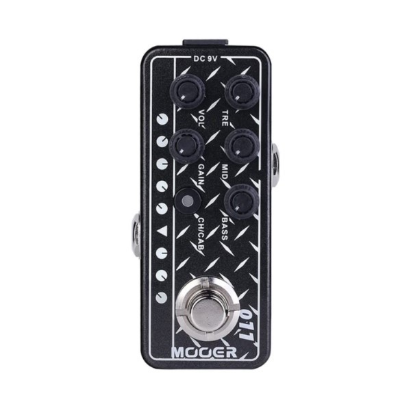 Mooer 011 Cali Dual 迷你音箱前級模擬效果器【Micro Preamp】【Cali-Dual】 