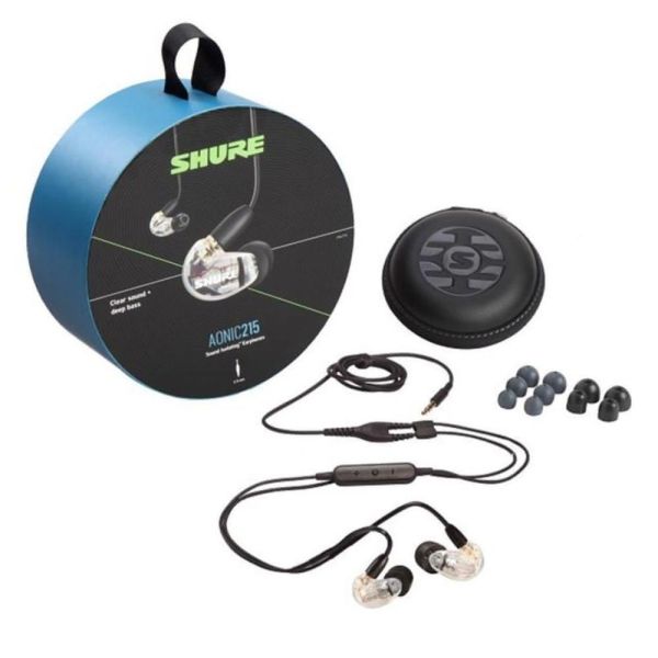 限時優惠$2990至6/18！ Shure AONIC 215 入耳式監聽耳機/可通話/3.5mm線控 台灣公司貨 Shure AONIC 215 UNI 線控版 入耳式監聽耳機 台灣公司貨