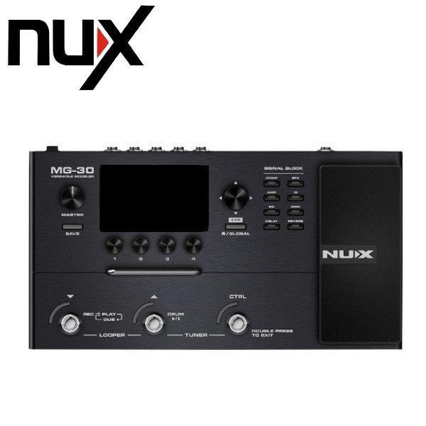 NUX MG-30 綜合效果器 附變壓器 原廠雙踏板 MG30 台灣公司貨 NUX MG-30 綜合效果器 附變壓器 原廠雙踏板 MG30 台灣公司貨